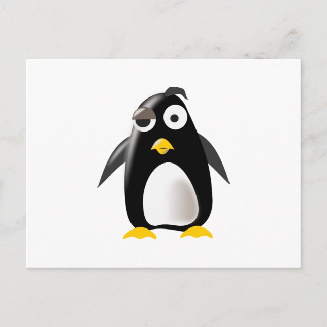Carte Postale Penguin tux linux image (Devant)