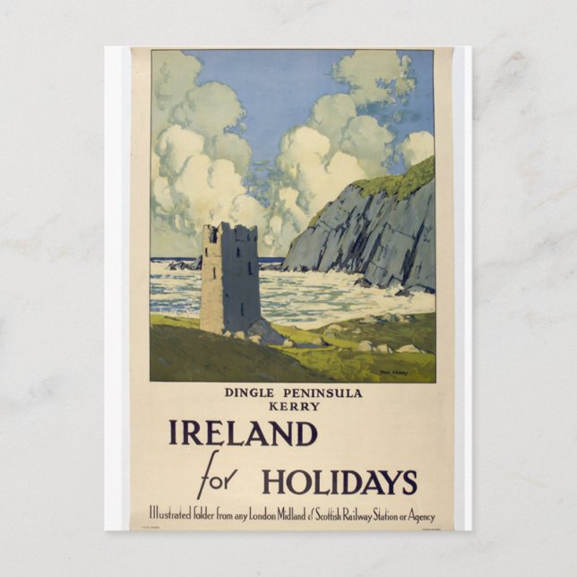 Carte Postale Péninsule de Dingle, Irlande pour les vacances (Devant)