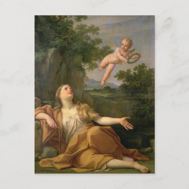 Carte Postale pénitent Mary Magdalene, 1700-05 (Devant)