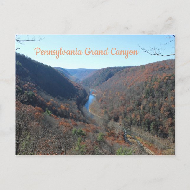 Carte Postale Pennsylvania Grand Canyon Postcard Adventure PA (Devant)