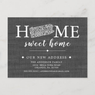 Carte postale Pennsylvania State Moving Faire-part