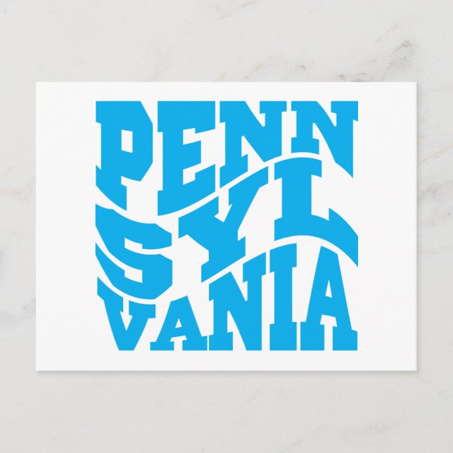 Carte Postale Pennsylvanie (Devant)