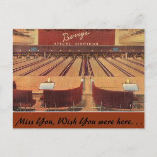 Carte Postale Pennsylvanie, Berry's Bowling, Erie