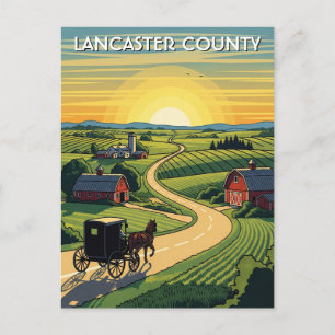 Carte Postale Pennsylvanie Lancaster County Travel