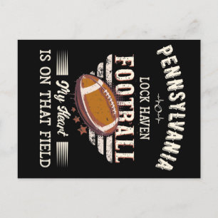 Carte Postale Pennsylvanie Lock Haven Football américain