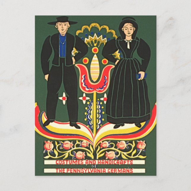 Carte Postale Pennsylvanie néerlandaise (Devant)