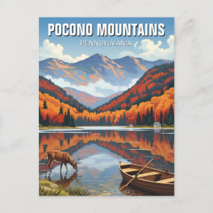 Carte Postale Pennsylvanie Pocono Mountains Voyage