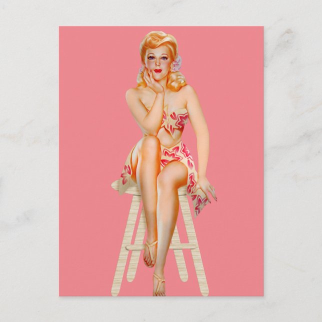 Carte Postale Pense à toi ! (Devant)