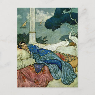 Carte Postale « Pensée pour la Dame Yang » par Edmund Dulac