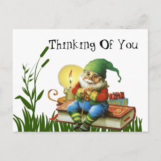 Carte Postale Penser À Vous Gnome