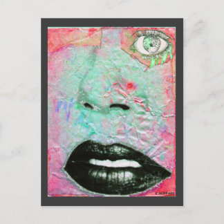 Carte Postale "Penser rose"