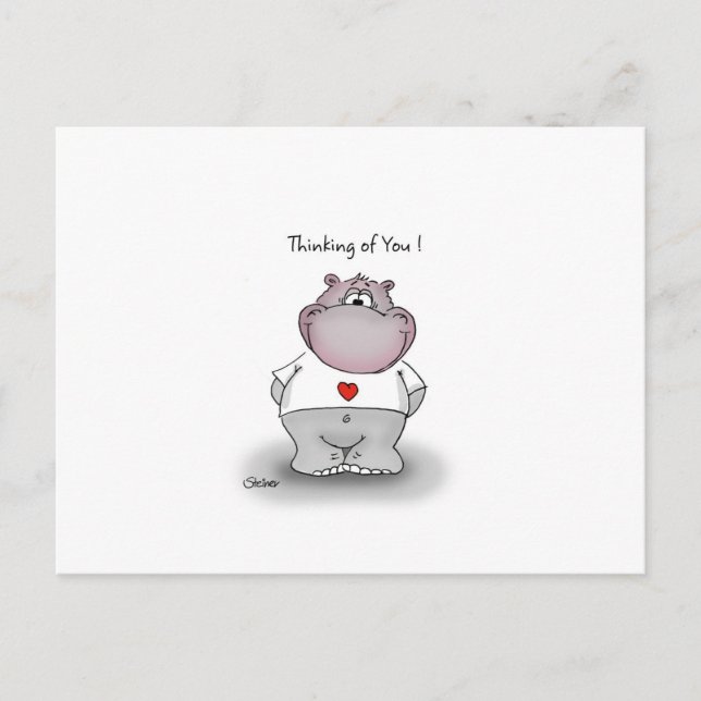 Carte Postale Pensez à vous (Devant)