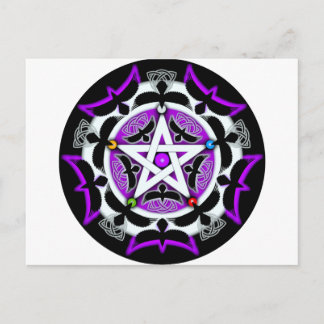 Carte Postale Pentacle de la Corneille de Julia