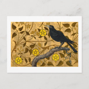 Carte Postale Pentacle Raven