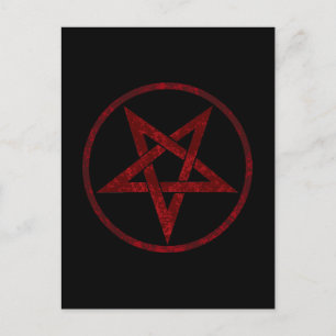 Carte Postale Pentagram Red Devil