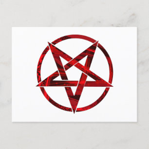Carte Postale Pentagram Red Devil