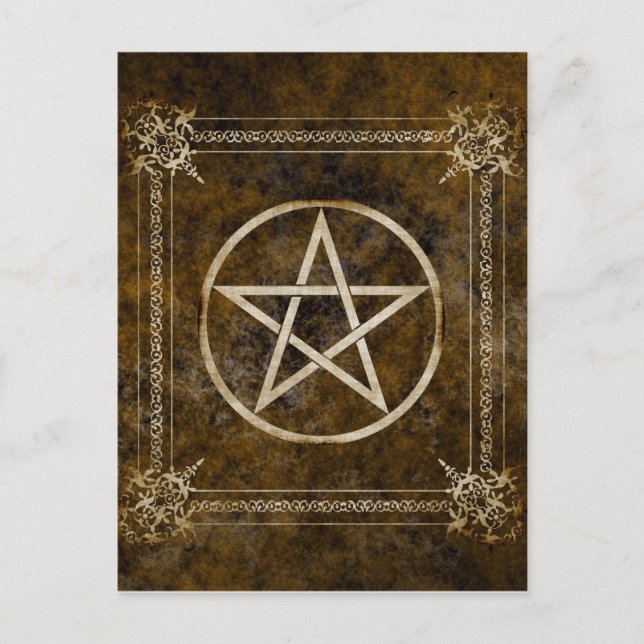 Carte Postale Pentagramme (Devant)