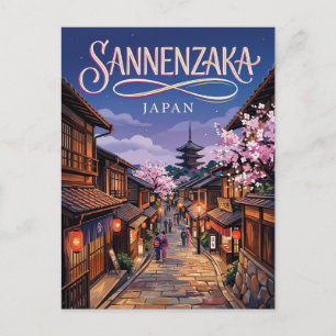 Carte Postale Pente Sannenzaka Japon