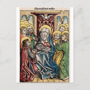 Carte Postale Pentecôte après dimanche de Pâques