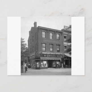 Carte Postale People Drug Store, 1921