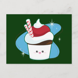 Carte Postale Peppermenthe Cupcake