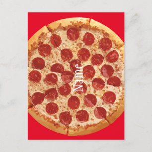 Carte Postale Pepperoni Pizza Thunder_Cove