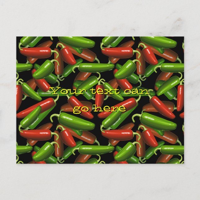 Carte Postale Peppers chili (Devant)