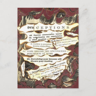 Carte Postale Perceptions