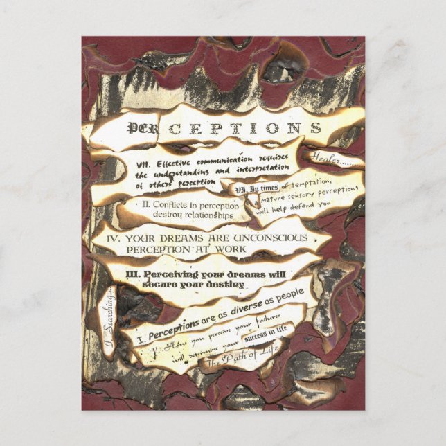 Carte Postale Perceptions (Devant)