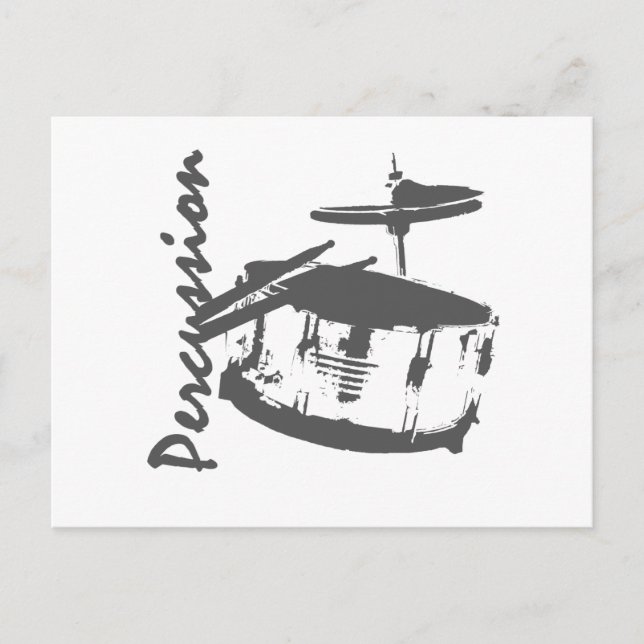 Carte Postale Percussion/Snare (Devant)