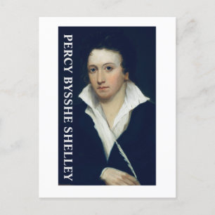 Carte Postale Percy Bysshe Shelley