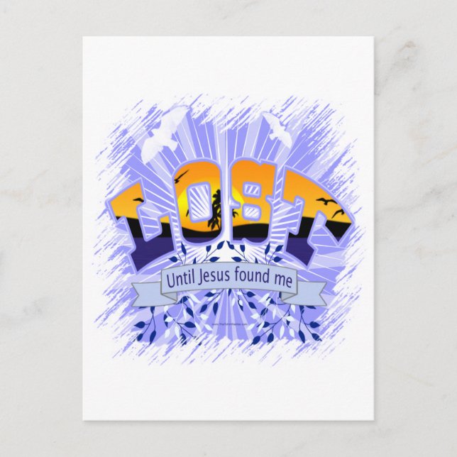 CARTE POSTALE PERDU (Devant)