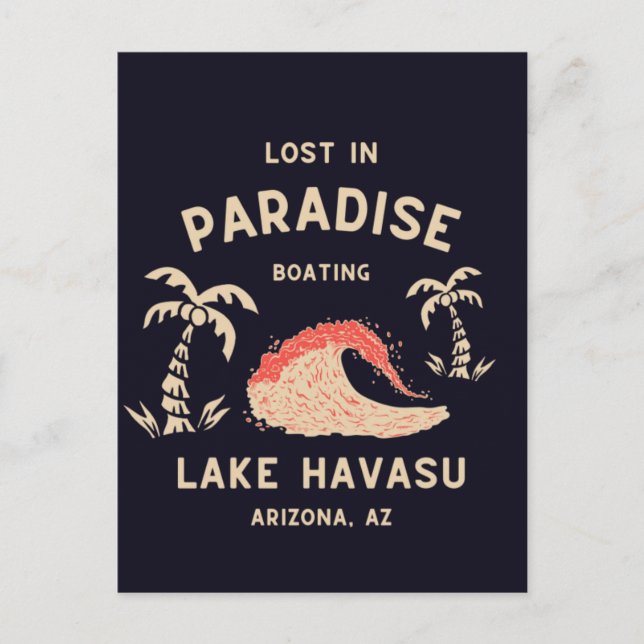 Carte Postale Perdu au paradis (Devant)
