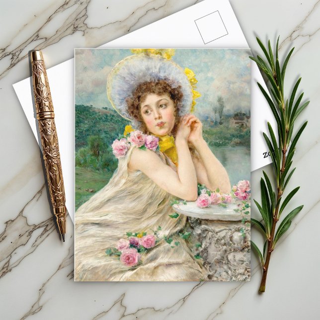 Carte Postale Perdu dans la pensée, Federico Andreotti (italien, (Créateur téléchargé)