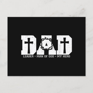 Carte Postale Père béni Papa Papa Croix Père religieux chrétien 