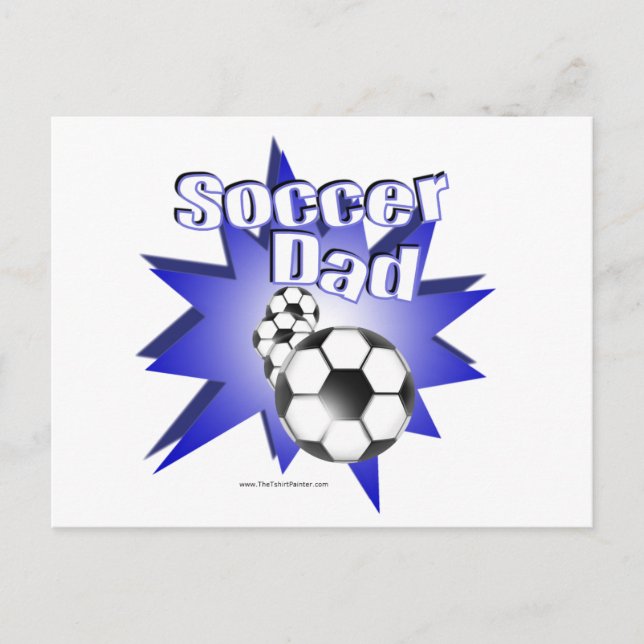 Carte Postale PÈRE de football (Devant)