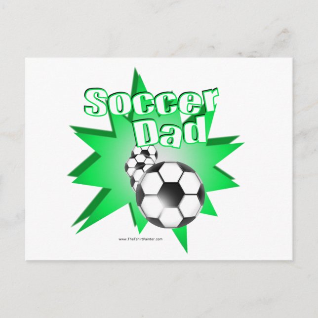 Carte Postale Père de Soccer (Devant)
