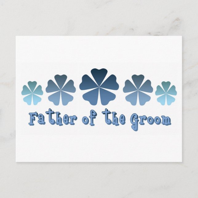 Carte Postale Père du marié (Devant)