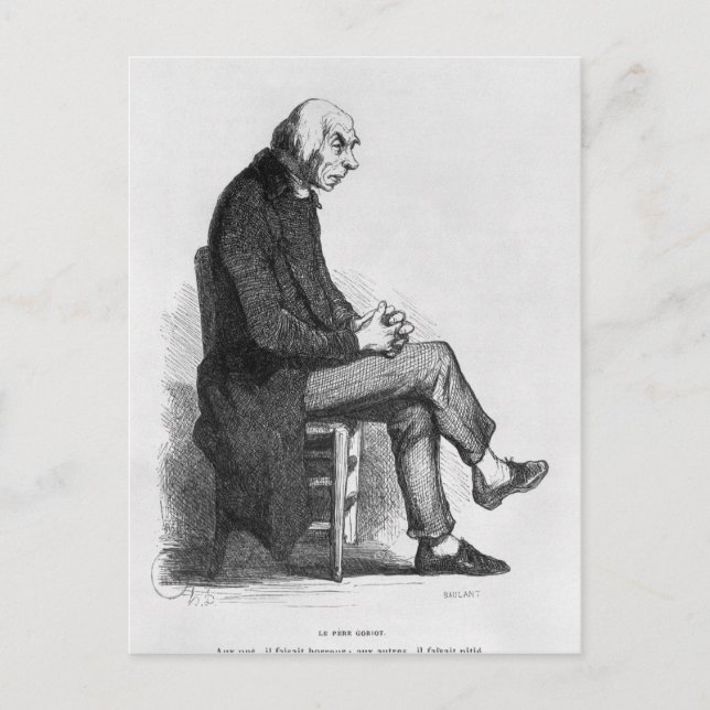 Carte Postale Père Goriot, illustration de 'Le Pere (Devant)