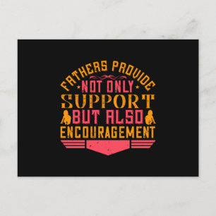 Carte Postale Père - Les pères encouragent