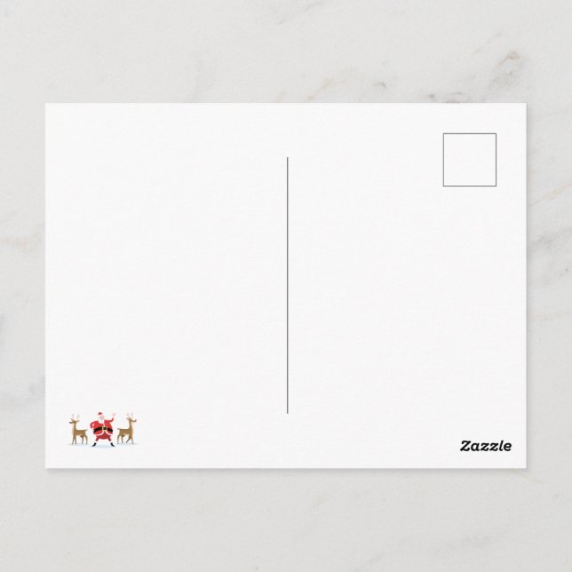 Carte Postale Père Noël (Dos)