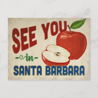 Père Noël Barbara California Apple - Vintage voyag
