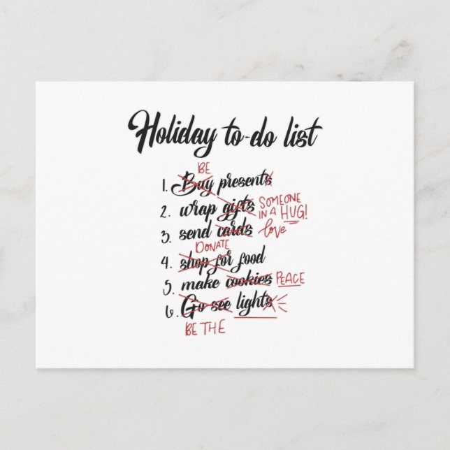 Carte Postale Père Noël Cool Noël Geek de Noël Funny Idée cadeau (Devant)