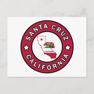 Carte Postale Père Noël Cruz Californie