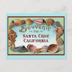 Carte Postale père Noël Cruz, Californie Vintage voyage de coqui