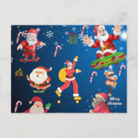 Père Noël de patinage