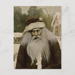Carte postale Père Noël déplaisante