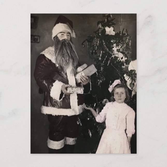 Carte postale Père Noël déplaisante (Devant)