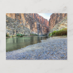Carte Postale Père Noël Elena Canyon, Parc National Big Bend