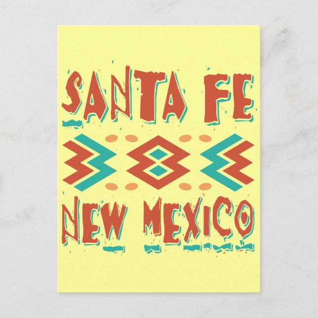 CARTE POSTALE PÈRE NOËL FE, NOUVEAU MEXIQUE (Devant)